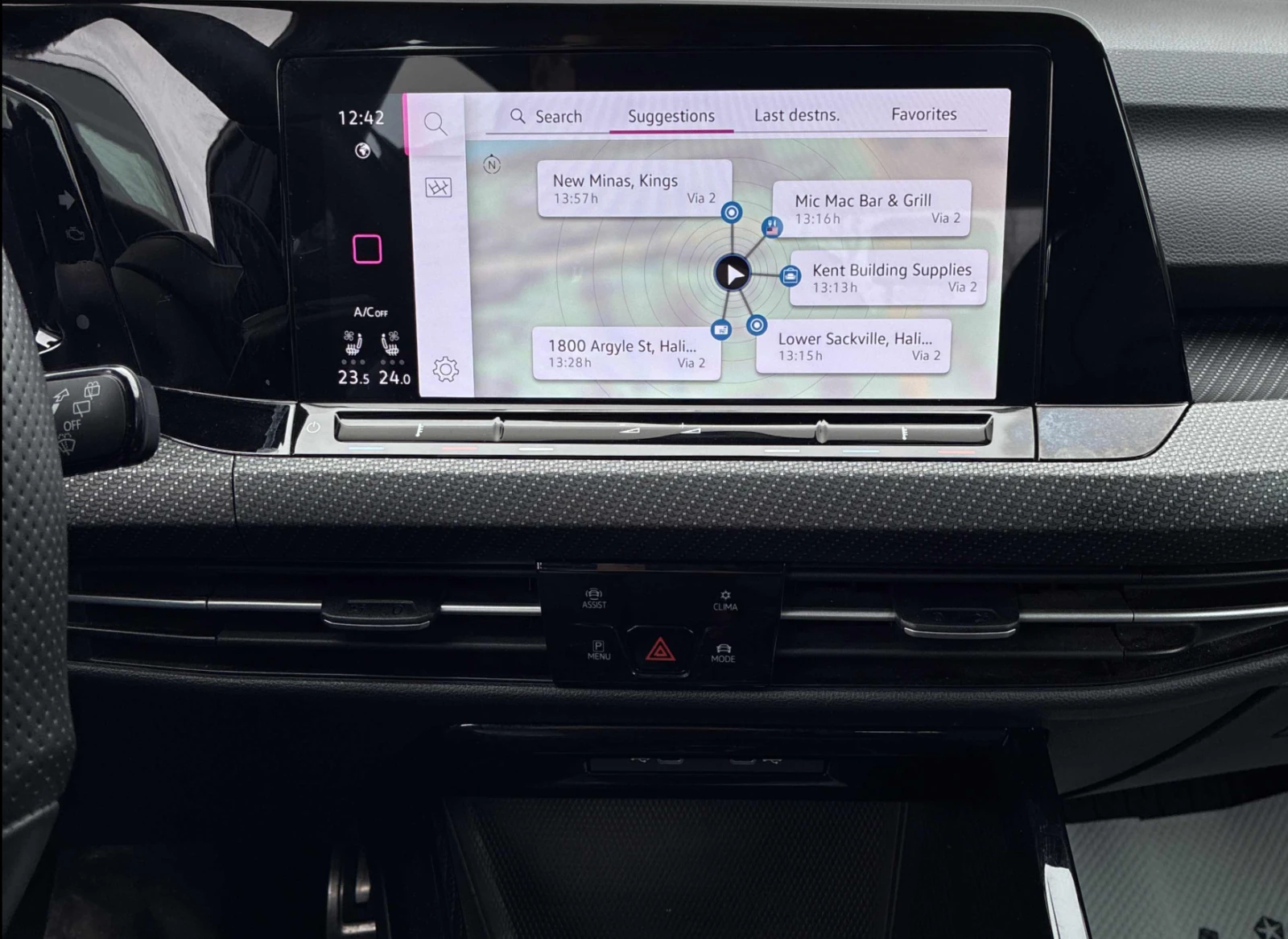 VW Golf R DSG AWD 2.0T* Keyless* NAVI* Кожа* Подгрев* Prem, снимка 8 - Автомобили и джипове - 53885592