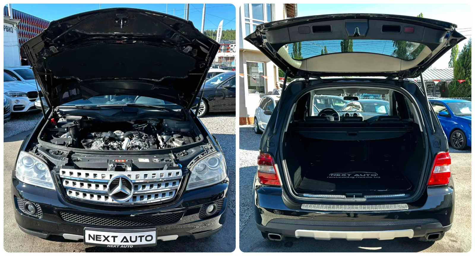 Mercedes-Benz ML 320 3.0CDI 224HP NAVI ПОДГРЕВ НА ПРУЖИНИ, снимка 15 - Автомобили и джипове - 54560322