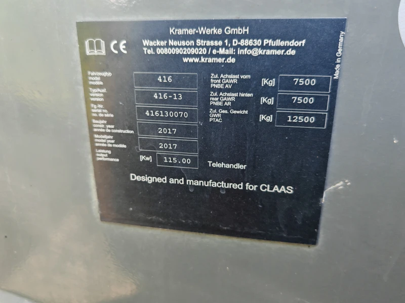 Телескопичен товарач Claas Scorpion 7055 лизинг с първоначална вноска 3, 8%, снимка 15 - Селскостопанска техника - 53039528