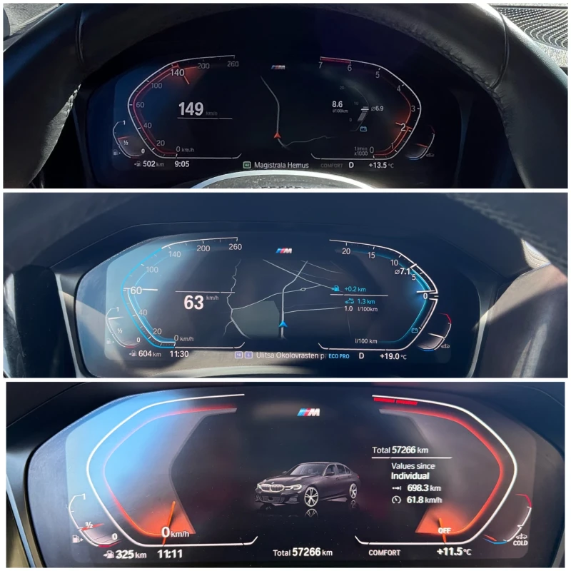 BMW 330 M340 пакет / BMW Laser / 57k km / Прекрасна, снимка 16 - Автомобили и джипове - 49580774