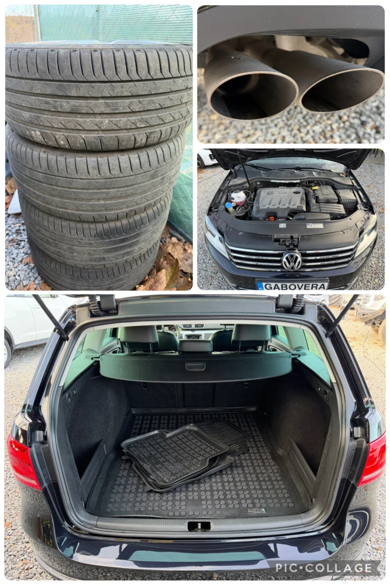 VW Passat Автоматик! Подгрев! Кожа! Нави! Зимни и летни, снимка 14 - Автомобили и джипове - 52725953