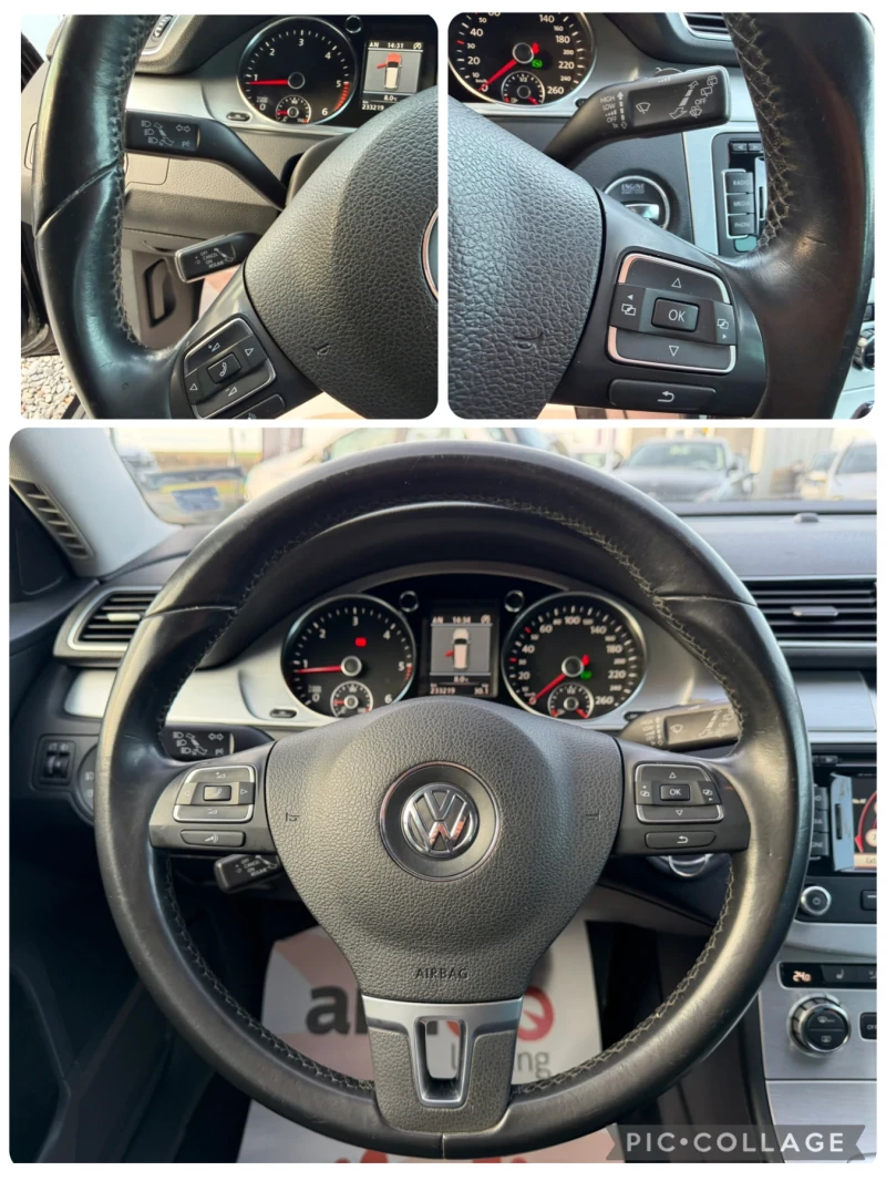 VW Passat Автоматик! Подгрев! Кожа! Нави! Зимни и летни, снимка 11 - Автомобили и джипове - 52725953