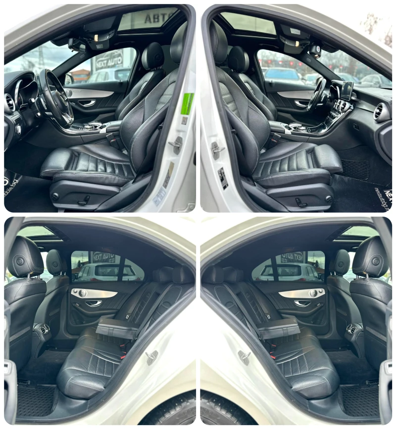 Mercedes-Benz C 250 2.2D 204HP AMG 4MATIC BURMESTER ОБДУХВАНЕ, снимка 12 - Автомобили и джипове - 53393169
