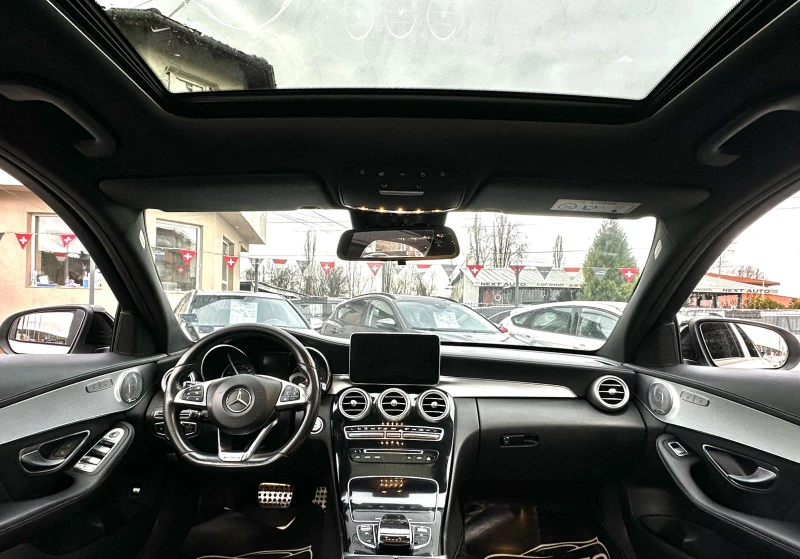 Mercedes-Benz C 250 2.2D 204HP AMG 4MATIC BURMESTER ОБДУХВАНЕ, снимка 10 - Автомобили и джипове - 53393169