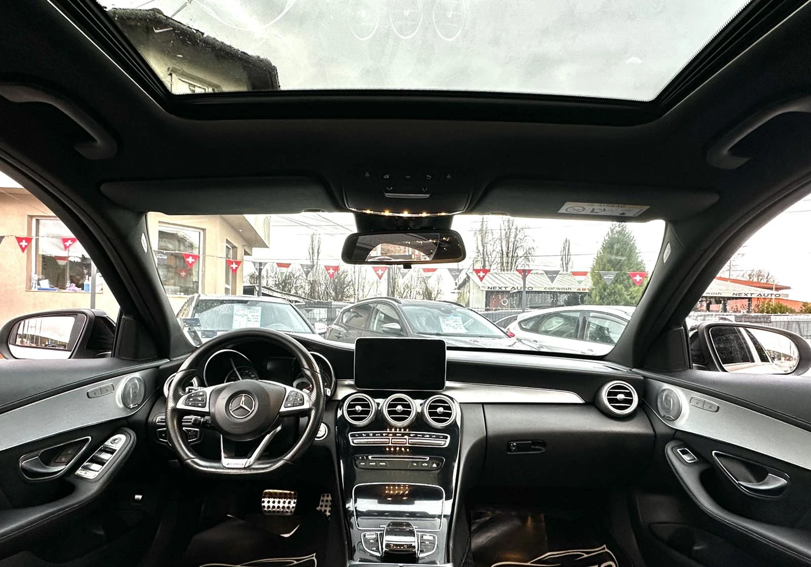 Mercedes-Benz C 250 2.2D 204HP AMG 4MATIC BURMESTER ОБДУХВАНЕ - изображение 10
