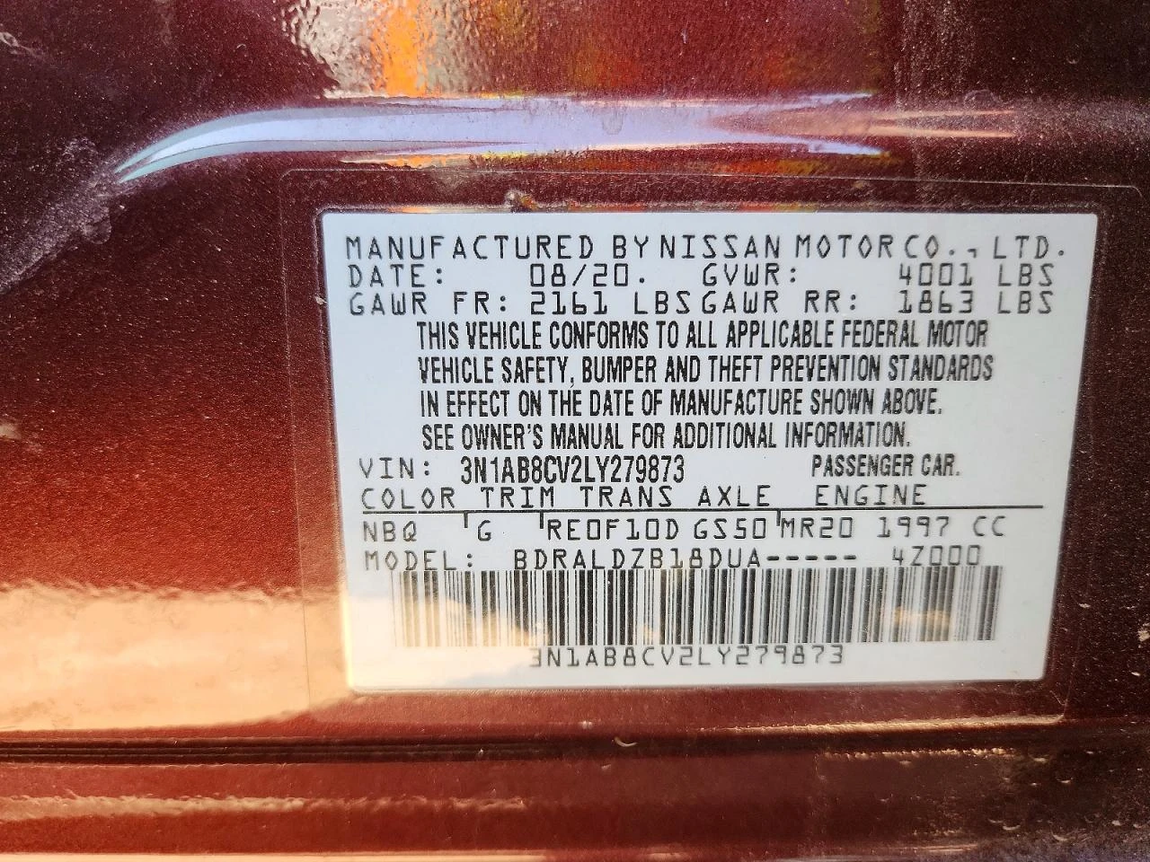 Nissan Sentra 2.0l Sv, снимка 12 - Автомобили и джипове - 54278465