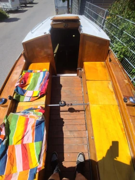 Моторна яхта Собствено производство Jollenkreuzer 7.75 м (Class) , ARGO Махагон + GRP, снимка 10