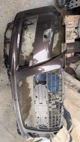 Предна Броня за Audi Q7 - 2010 - 2015, снимка 3