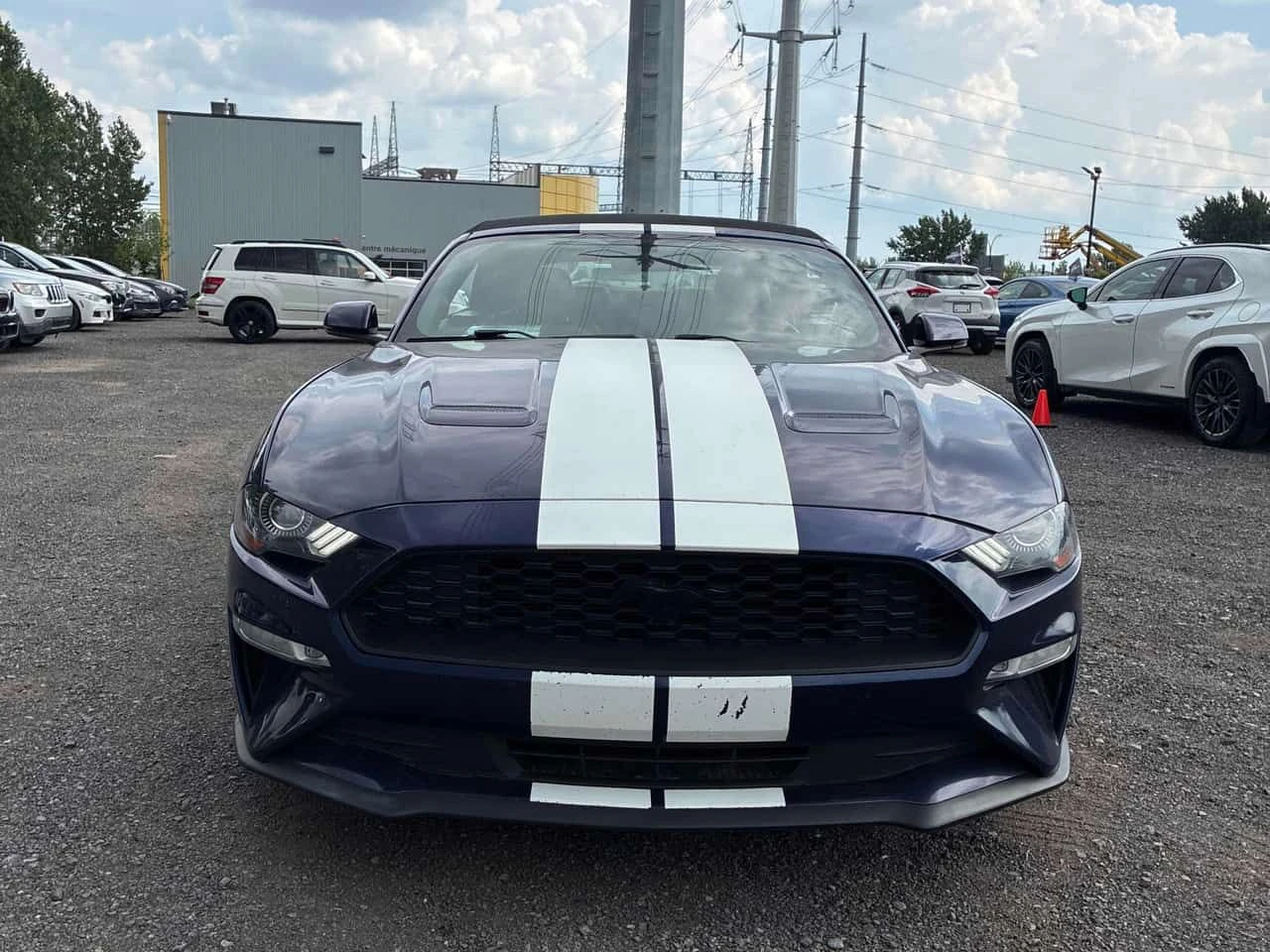 Ford Mustang ECOBOOST CABRIO * ПОДГРЕВ * ОБДУХВАНЕ* КОЖА* , снимка 2 - Автомобили и джипове - 55704129