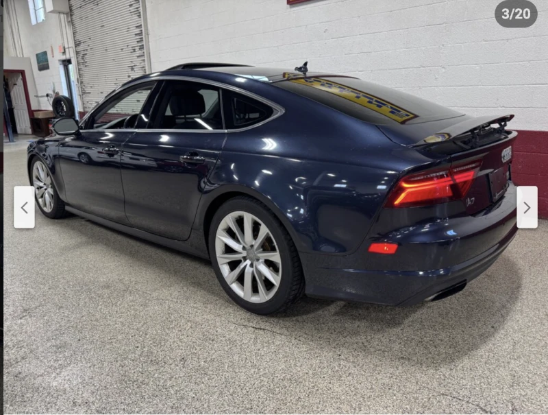 Audi A7 3.0T* MATRIX* BOSE* ОБДУХВАНЕ* МЪРТВА* ТОЧКА* , снимка 4 - Автомобили и джипове - 53259972