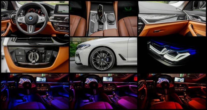 BMW 530 d* M-SPORT* LASER* LUXURY LINE* 3XTV* CARBON - 68499 лв. - 74174821 17