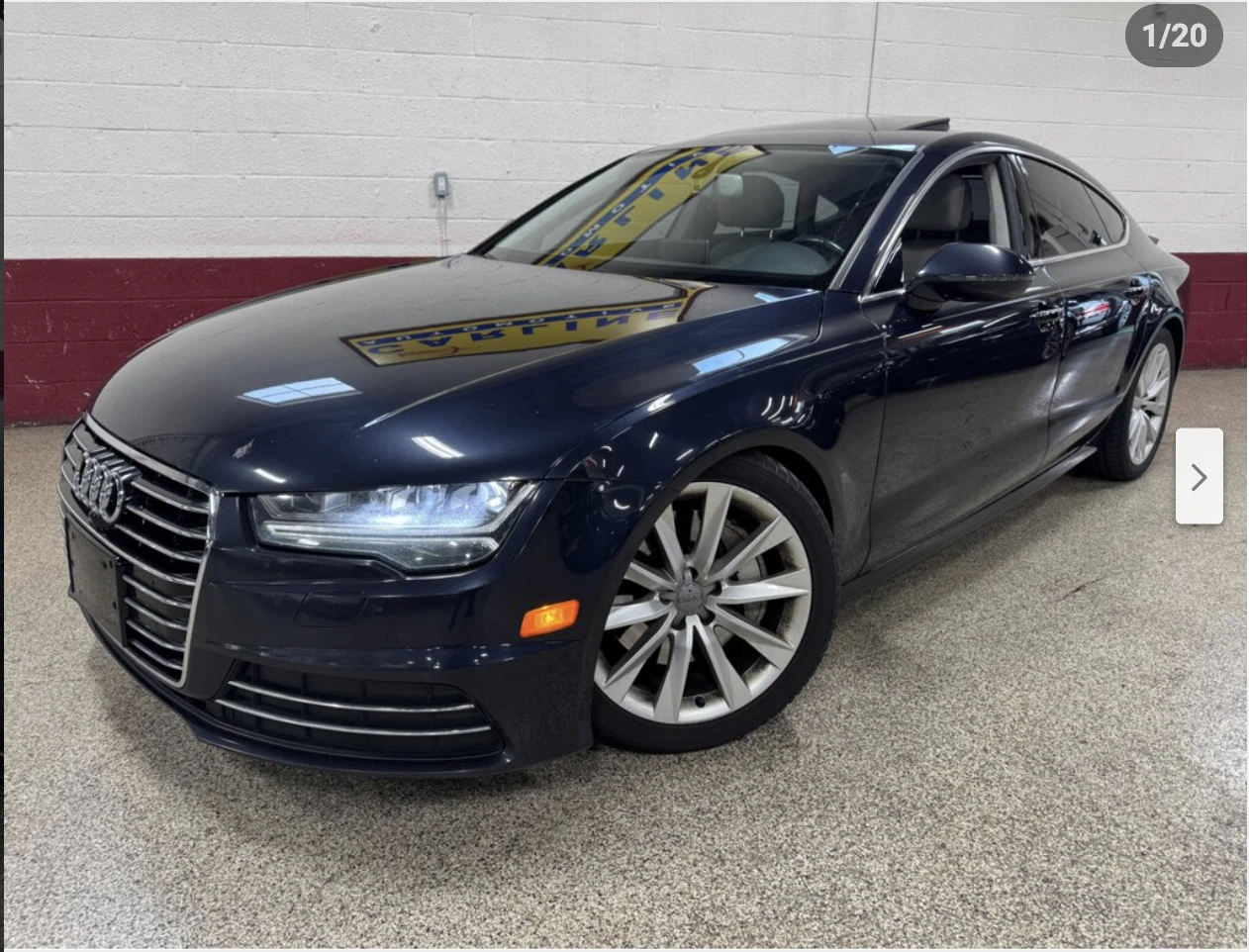 Audi A7 3.0T* MATRIX* BOSE* ОБДУХВАНЕ* МЪРТВА* ТОЧКА* , снимка 1