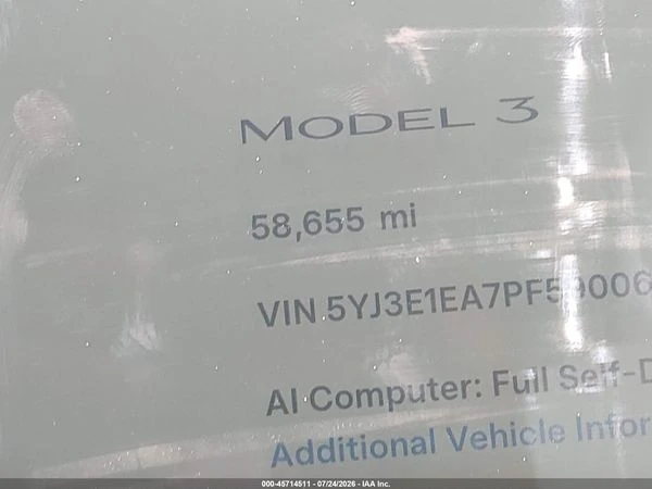 Tesla Model 3 REAR-WHEEL DRIVE, снимка 6 - Автомобили и джипове - 56199085
