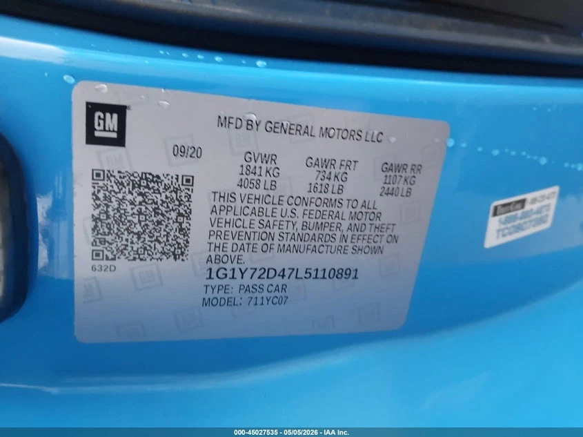 Chevrolet Corvette 6.2l Stingray Rwd 2Lt, снимка 9 - Автомобили и джипове - 54705609