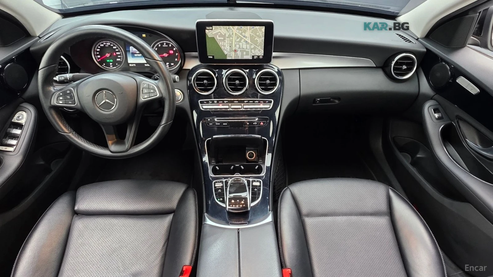 Mercedes-Benz C 200 КОЖА* ПАНО* ОБДУХВ* 360, снимка 5 - Автомобили и джипове - 55014455