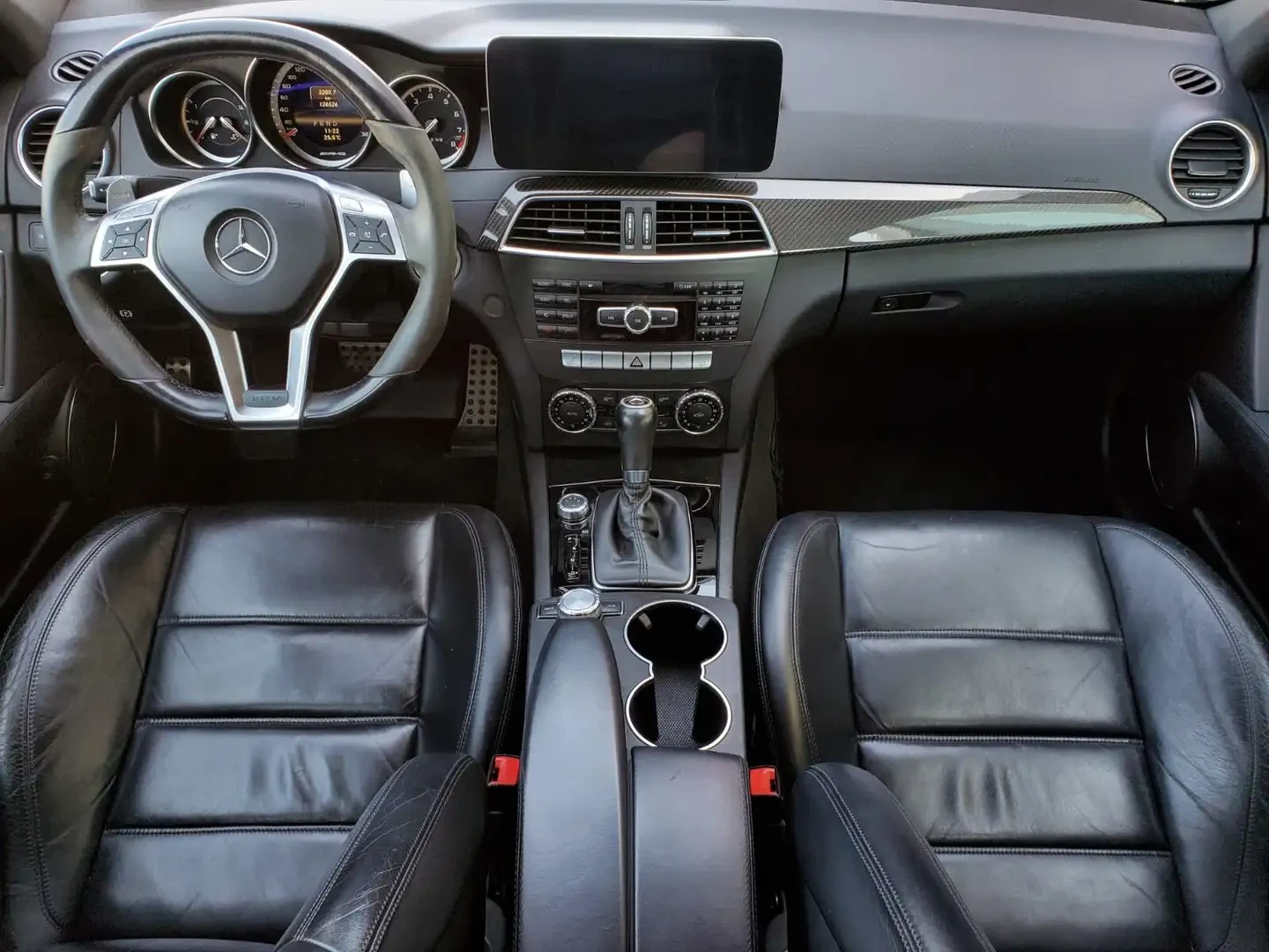 Mercedes-Benz C 63 AMG 6.2* V8* FACELIFT* DESIGNO* CARBON* , снимка 5 - Автомобили и джипове - 55612317