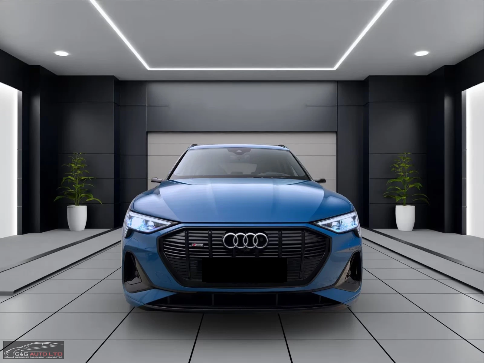 Audi E-Tron SPORTBACK55/408HP/SLINE/QUATTRO/CAM/B&O/MATRIX296z, снимка 2 - Автомобили и джипове - 54193198