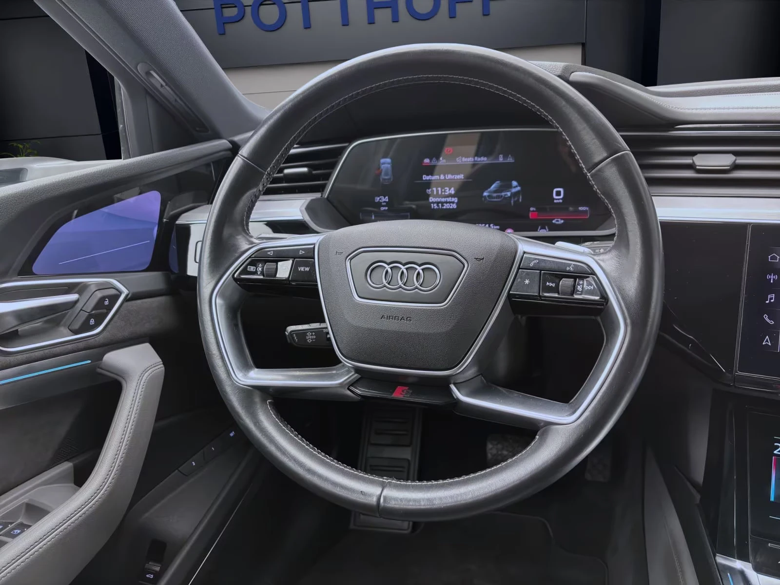 Audi E-Tron SPORTBACK55/408HP/SLINE/QUATTRO/CAM/B&O/MATRIX296z, снимка 8 - Автомобили и джипове - 54193198
