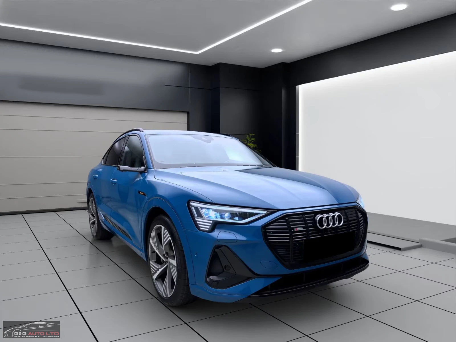 Audi E-Tron SPORTBACK55/408HP/SLINE/QUATTRO/CAM/B&O/MATRIX296z, снимка 5 - Автомобили и джипове - 54193198