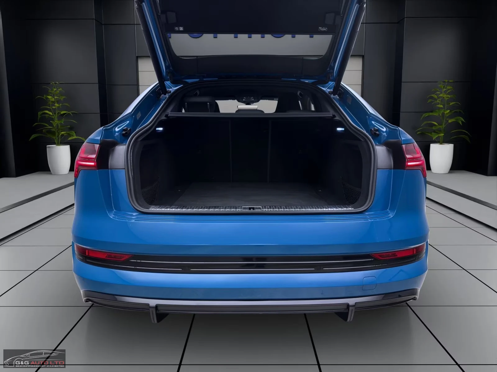 Audi E-Tron SPORTBACK55/408HP/SLINE/QUATTRO/CAM/B&O/MATRIX296z, снимка 7 - Автомобили и джипове - 54193198