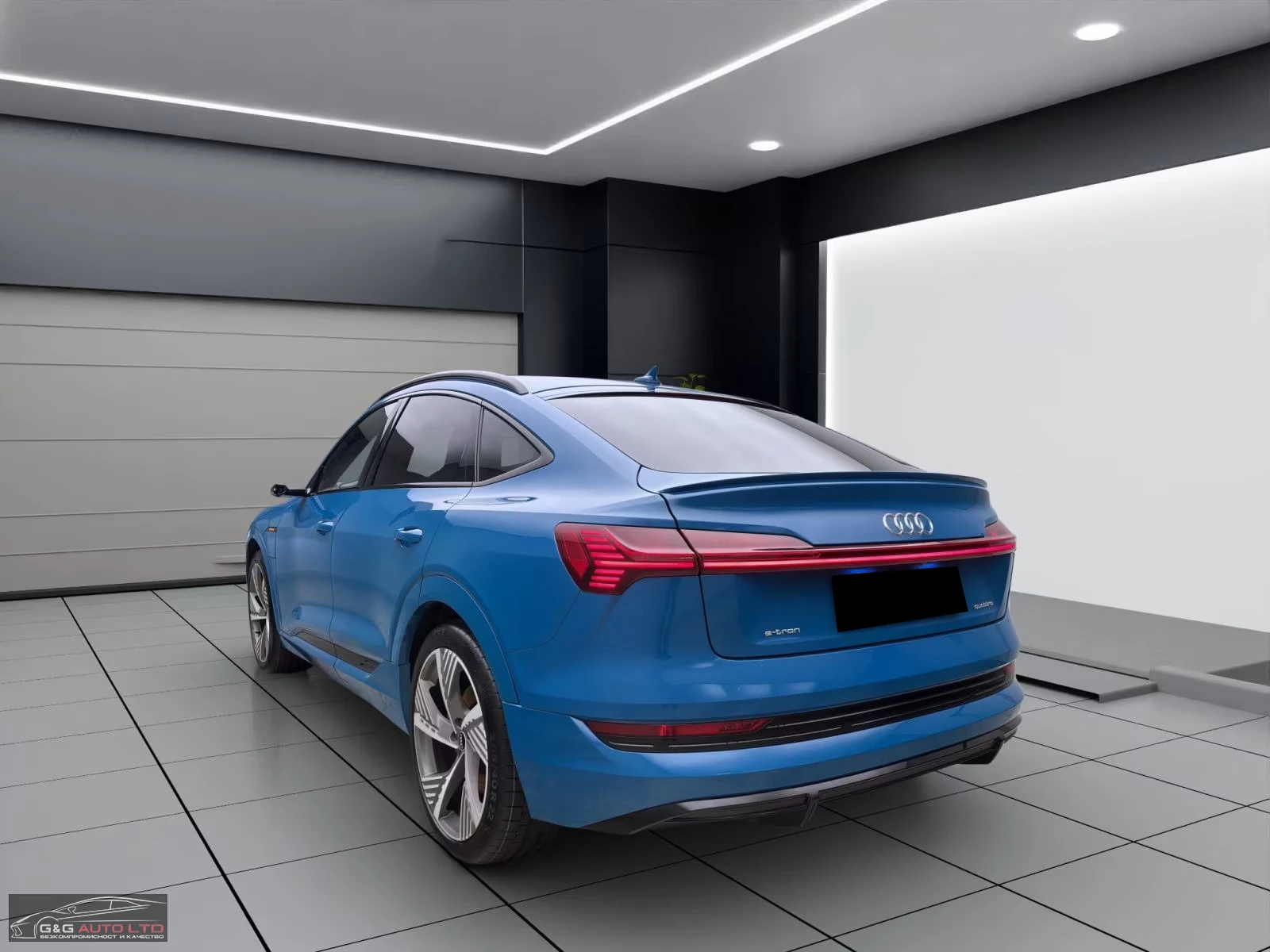 Audi E-Tron SPORTBACK55/408HP/SLINE/QUATTRO/CAM/B&O/MATRIX296z, снимка 3 - Автомобили и джипове - 54193198