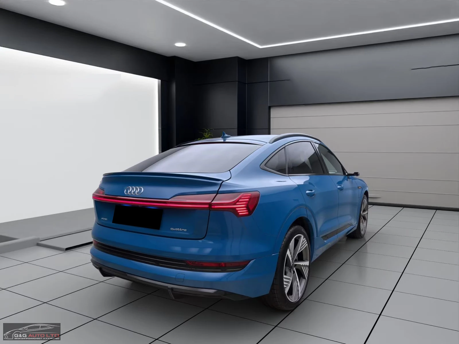 Audi E-Tron SPORTBACK55/408HP/SLINE/QUATTRO/CAM/B&O/MATRIX296z, снимка 4 - Автомобили и джипове - 54193198