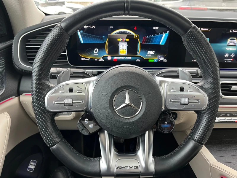 Mercedes-Benz GLE 63 S AMG 4Matic/Pano/Burmesrter/Navi/33000км!!!, снимка 10 - Автомобили и джипове - 49205041