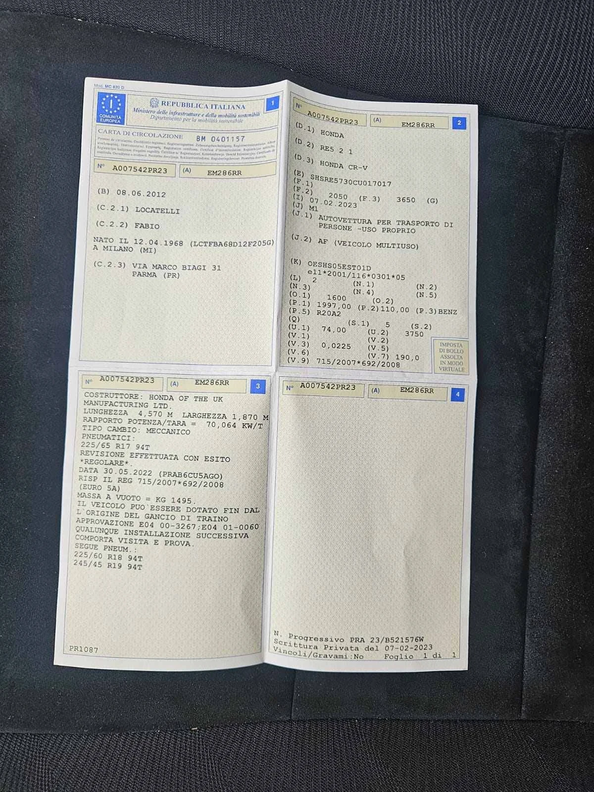 Honda Cr-v 2.0i 4x4 UNIKAT ITALIA EURO 5B  | Mobile.bg � ����������� 9