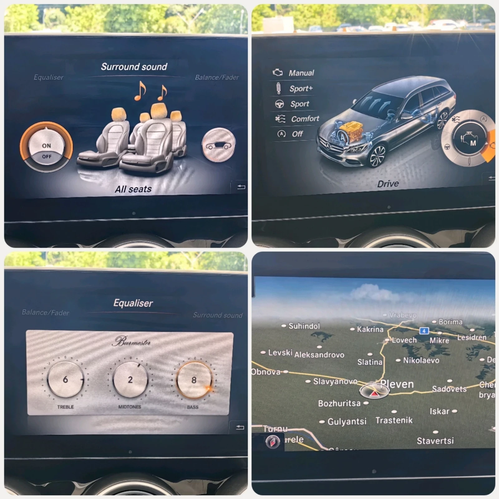Mercedes-Benz C 400 90х.км/AMG/ШВЕЙЦАРИЯ/СЕРВ.ИСТОРИЯ/4-MATIC, снимка 16 - Автомобили и джипове - 54929559