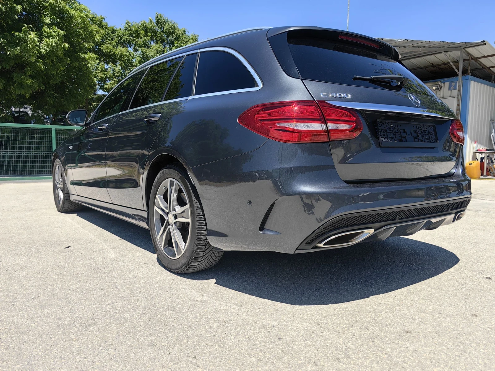Mercedes-Benz C 400 90х.км/AMG/ШВЕЙЦАРИЯ/СЕРВ.ИСТОРИЯ/4-MATIC, снимка 6 - Автомобили и джипове - 54929559