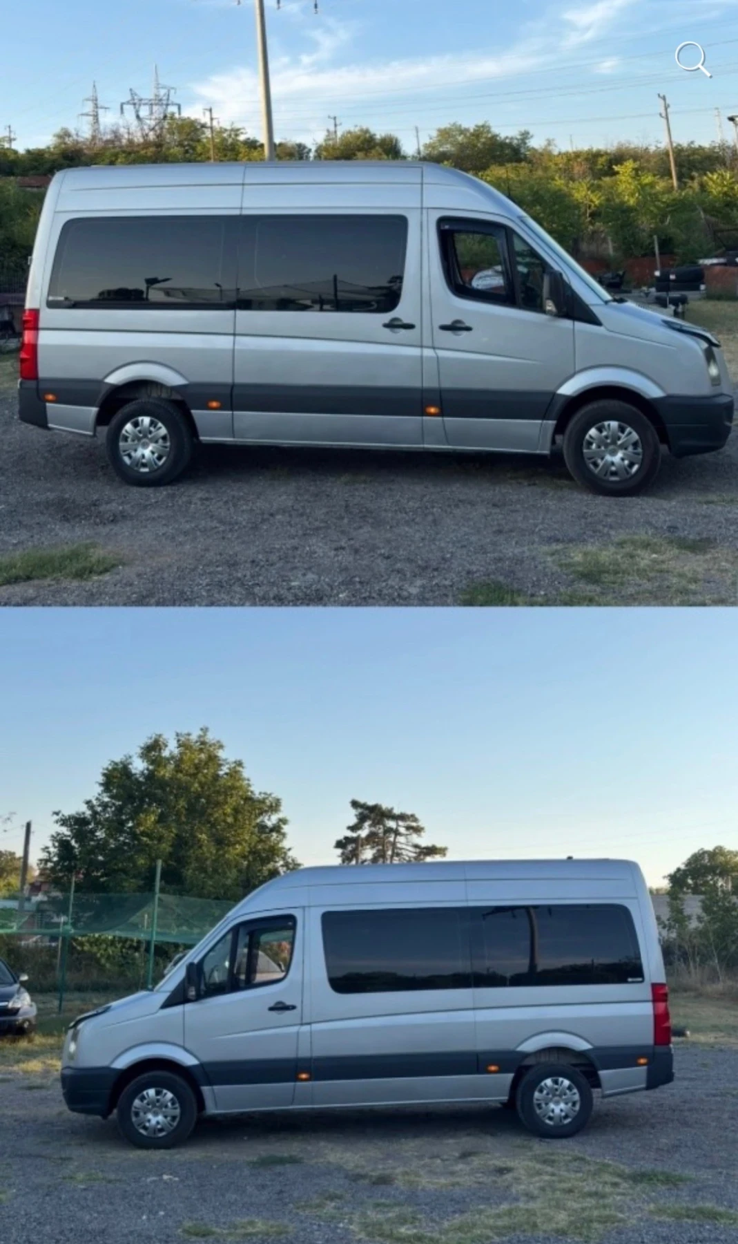 VW Crafter Пътнически 9-местен/Ръчка/Клима/Теглич - изображение 5