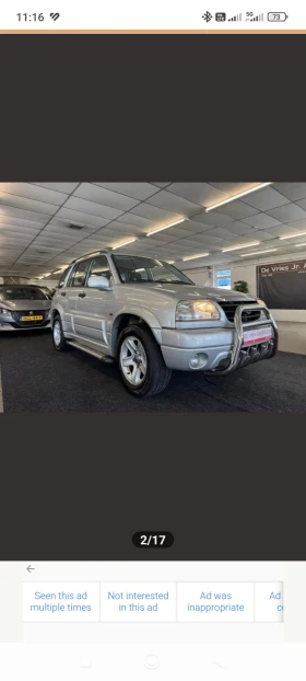 Обява за продажба на Suzuki Grand vitara 2.0 Бензин 128кс. ~15 899 лв. - изображение 1