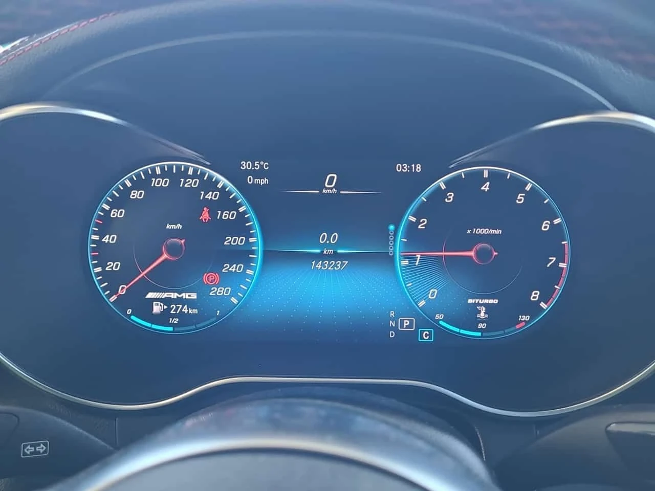 Mercedes-Benz GLC 43 AMG * CARFAX * BURMESTER * 2 КЛЮЧА * + ГУМИ, снимка 9 - Автомобили и джипове - 55514712