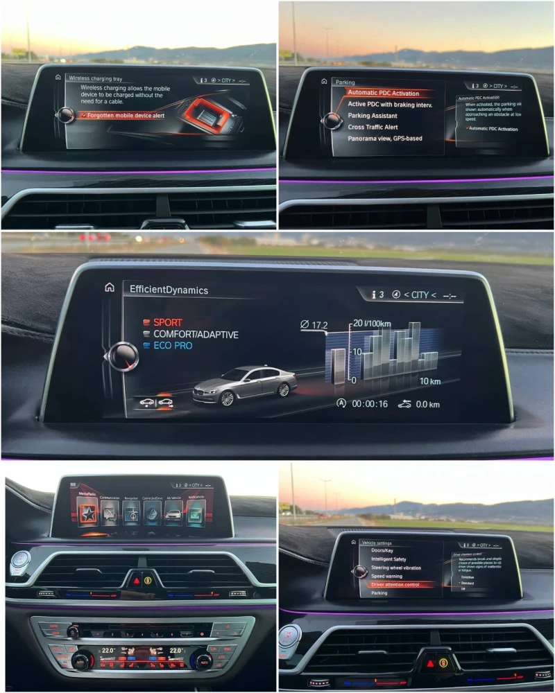 BMW 740 * B58* M PACK* LONG* CARBON CORE* , снимка 15 - Автомобили и джипове - 52670375