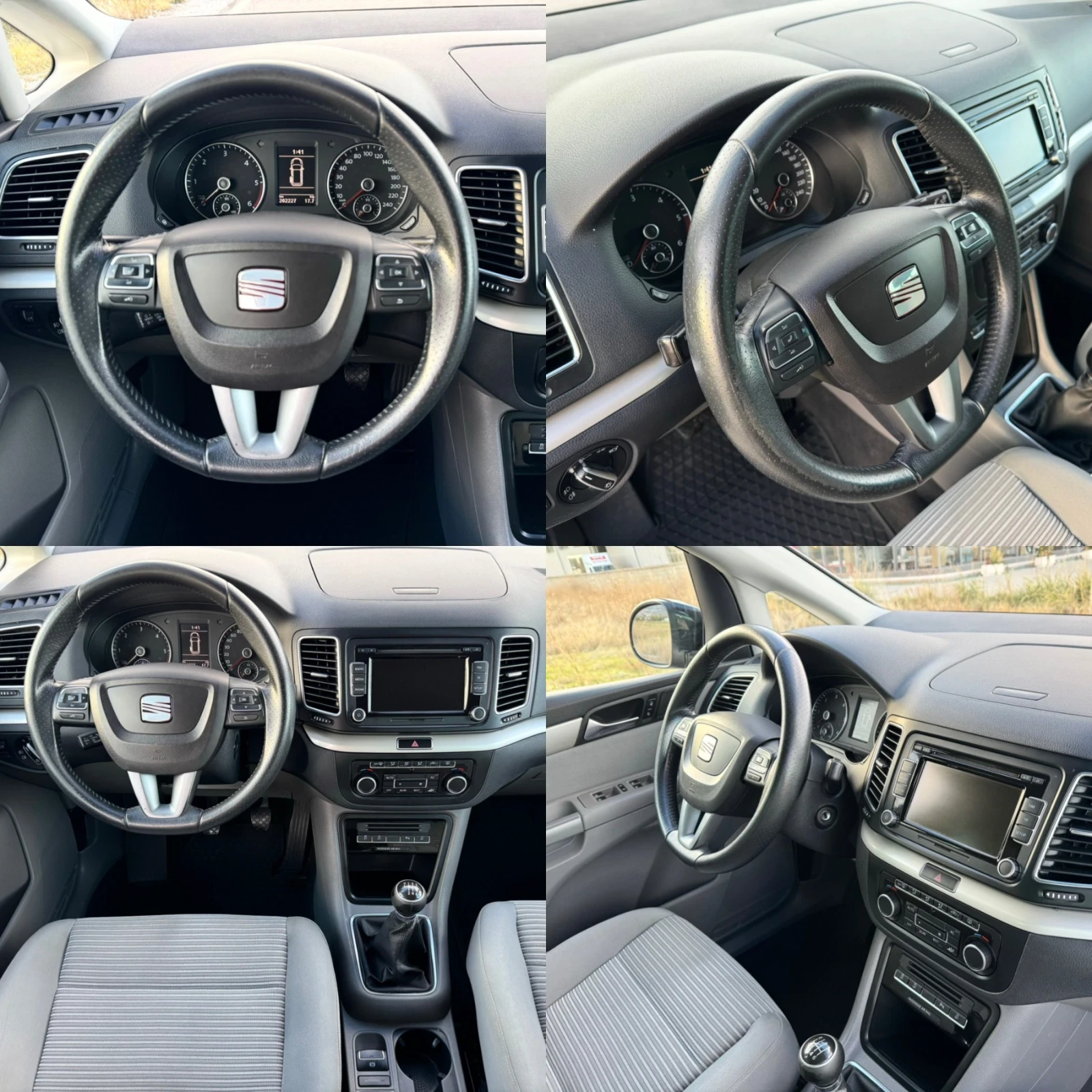 Seat Alhambra 2.0 TDI 140 . / 6+ 1 / NAVI / CAMERA / XENON | Mobile.bg   13