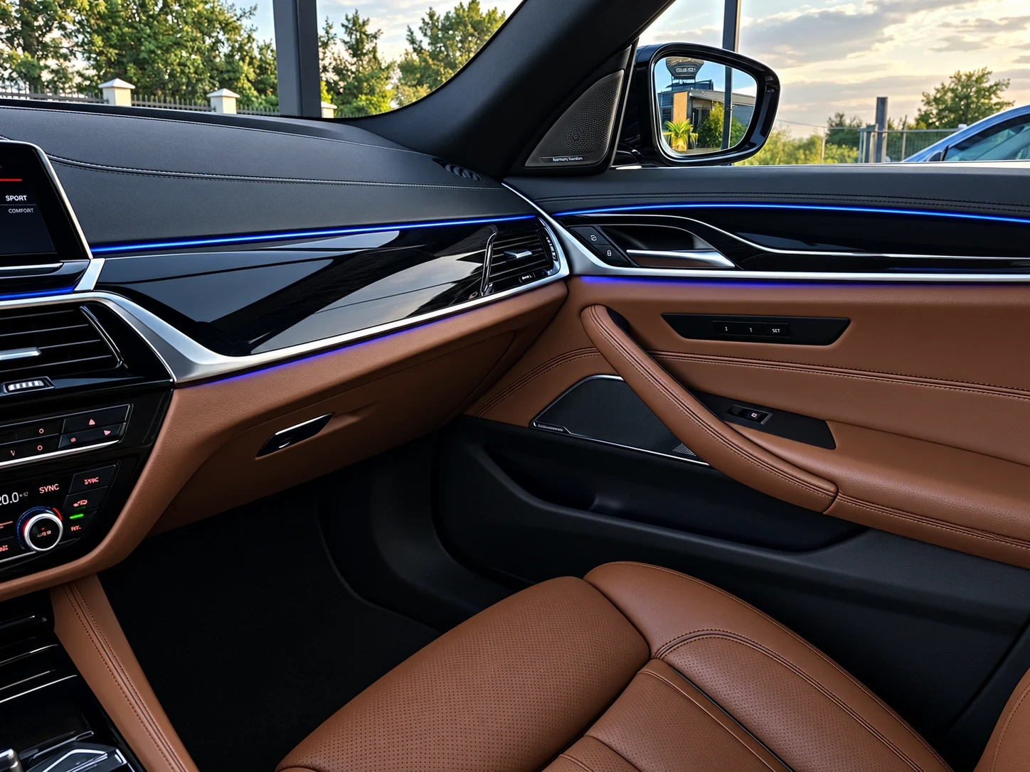 BMW M5 M550i, ПОДГРЕВ, xDrive, H&KMusic, 500hp, 360камери, снимка 5 - Автомобили и джипове - 56240440