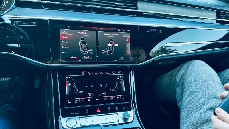 Audi A8 L, 3tv, matrix, завиващ заден мост, първи собствен, снимка 9 - Автомобили и джипове - 47596551