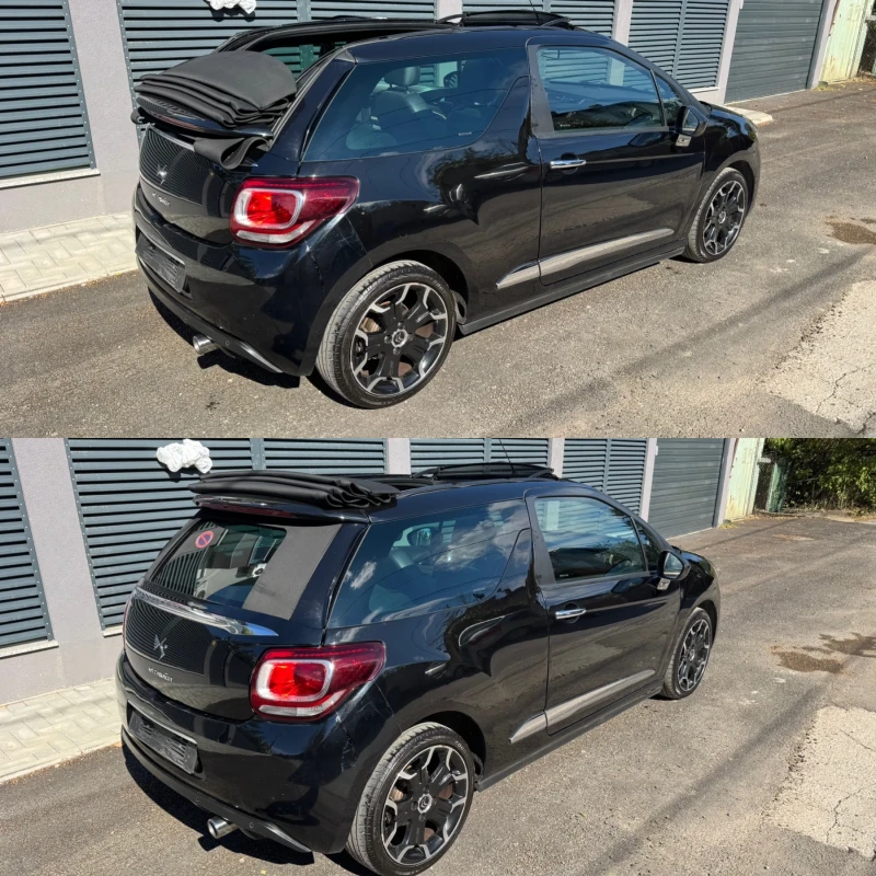 Citroen DS3 CABRIO* 1.6hdi 92hp* КОЖА* LED* КЛИМА* 6.2014г, снимка 3 - Автомобили и джипове - 52001113