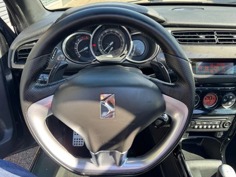 Citroen DS3 CABRIO* 1.6hdi 92hp* КОЖА* LED* КЛИМА* 6.2014г, снимка 6 - Автомобили и джипове - 52001113