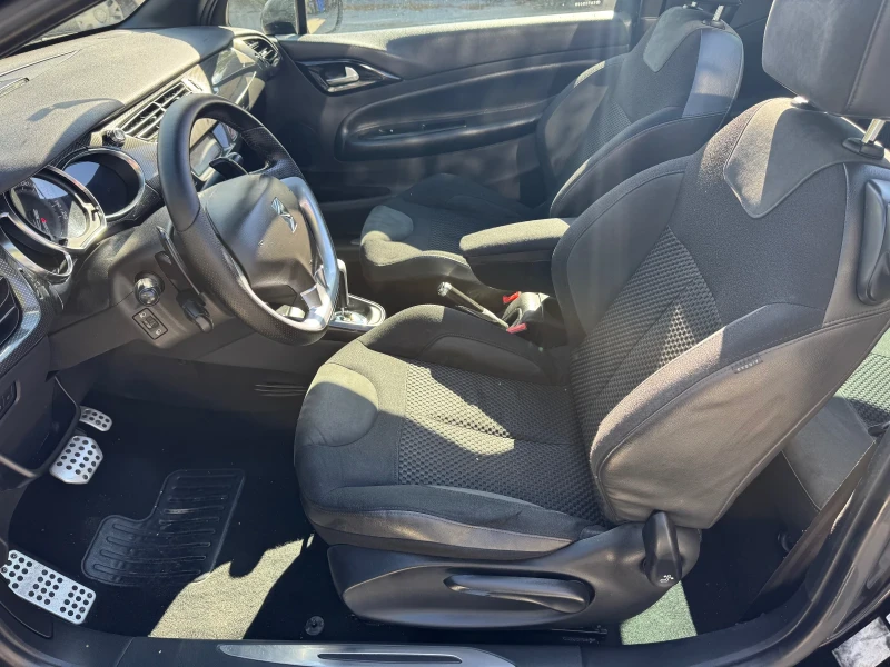 Citroen DS3 CABRIO* 1.6hdi 92hp* КОЖА* LED* КЛИМА* 6.2014г, снимка 8 - Автомобили и джипове - 52001113