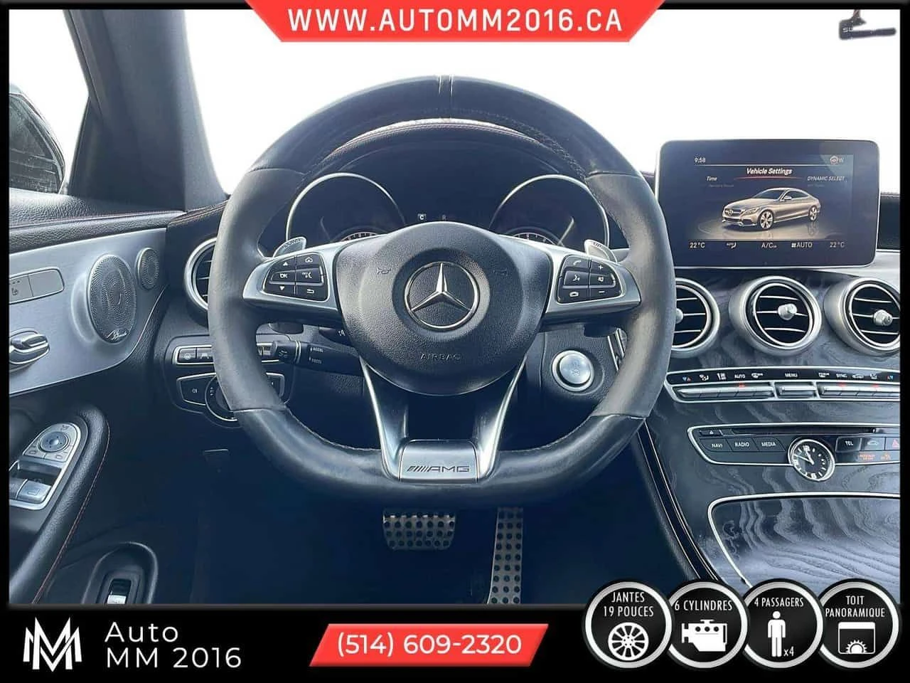 Mercedes-Benz C 43 AMG ДИСТРОНИК/360 КАМ/ПАНО/CARFAX/ФИНАНСИРАНЕ, снимка 7 - Автомобили и джипове - 54629534