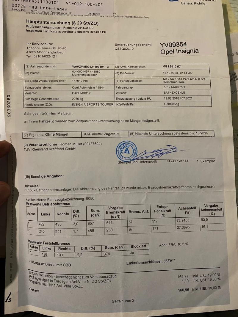 Opel Insignia 2.0 sport, снимка 16 - Автомобили и джипове - 52278934