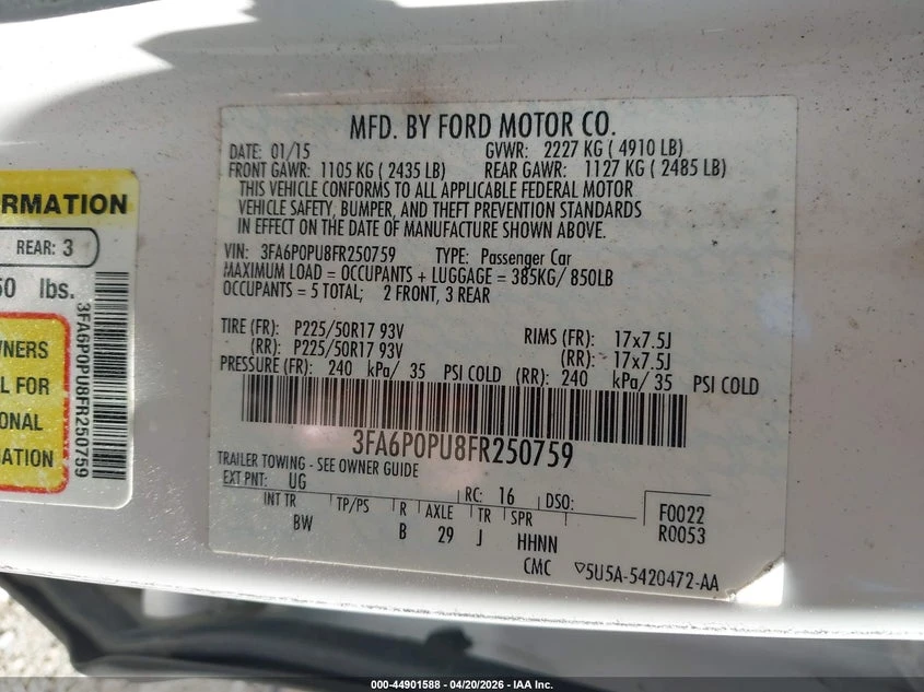 Ford Fusion Energi Se Luxury * КРАЙНА ЦЕНА* , снимка 9 - Автомобили и джипове - 54488211