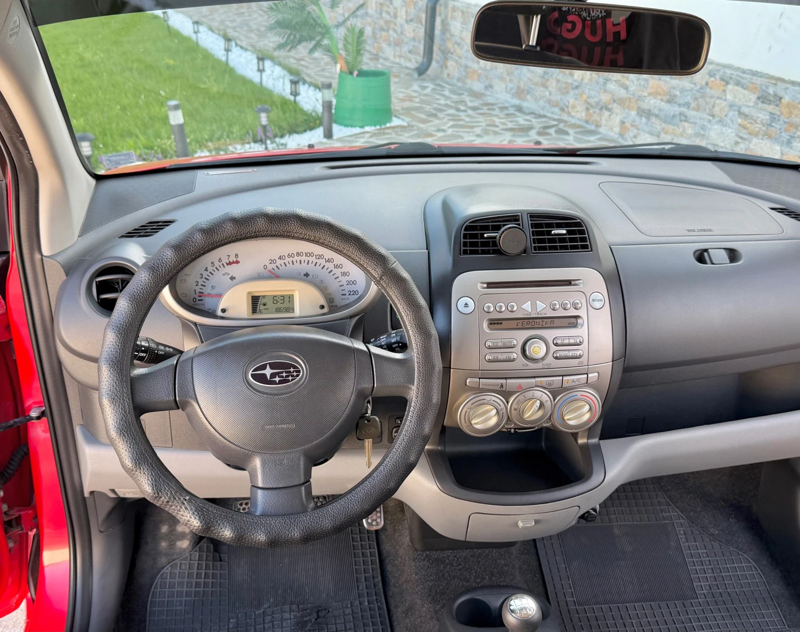 Subaru Justy 1.2i 75 к.с 2012г 185хл км!, снимка 9 - Автомобили и джипове - 54838851