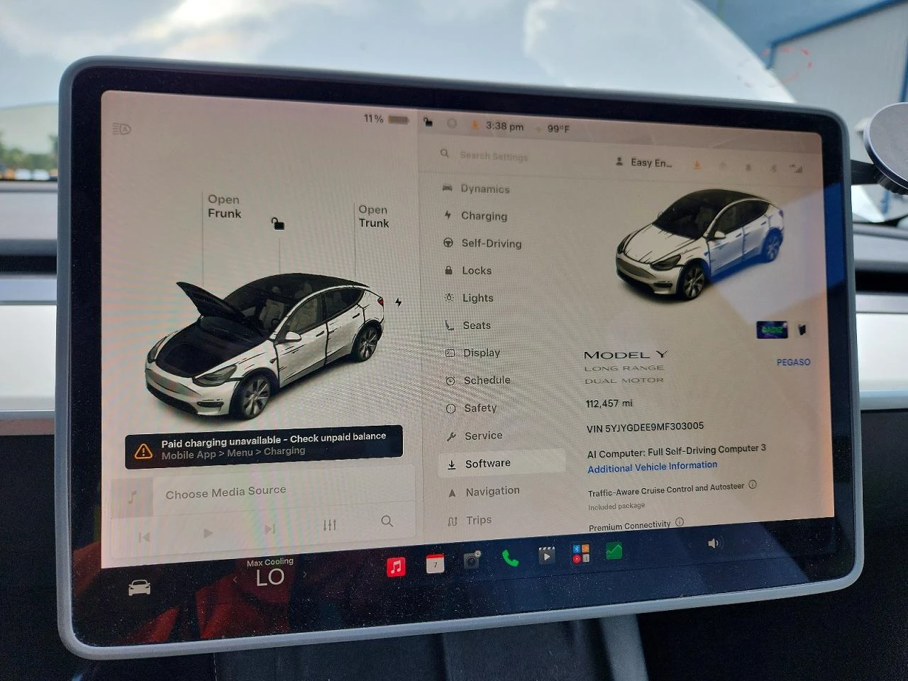 Tesla Model Y LONG RANGE DUAL MOTOR AWD ТЕРМОПОМПА* , снимка 9 - Автомобили и джипове - 55949852
