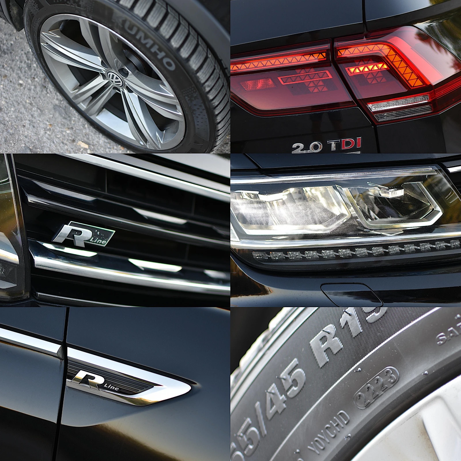 VW Tiguan R-Line"/190../TDI/44/DSG/LED/360 /K | Mobile.bg   17