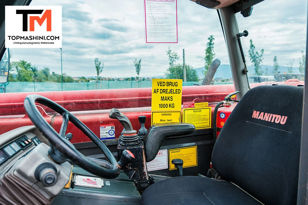 Телескопични товарачи Manitou MT 1740 SLT, снимка 7 - Индустриална техника - 56271165