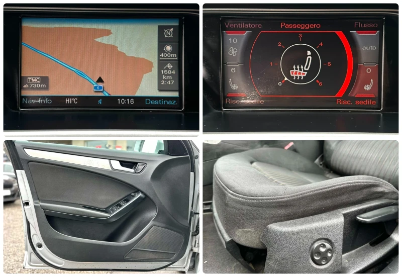 Audi A4 2.0TDI 143HP 168 000KM NAVI ПОДГРЕВ, снимка 14 - Автомобили и джипове - 53223215