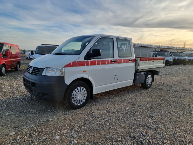 VW T5 6 места 1.9tdi климатик , снимка 1 - Бусове и автобуси - 47513281