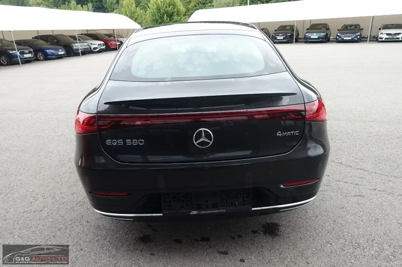 Mercedes-Benz EQS 580/4MATIC/523HP/PANO/BURM/MEMO/HUD/360/339g, снимка 6 - Автомобили и джипове - 51754888